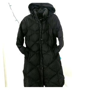 North Face black Miss Metro down long winter coat